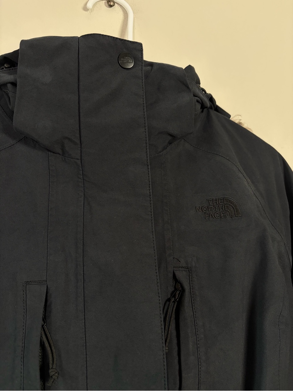 The North Face Black Goose Down Parka Longline Jacket - Picture 16 of 16